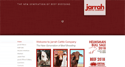 Desktop Screenshot of jarrahcattle.com.au